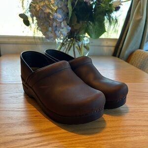 Dansko Brown Mules